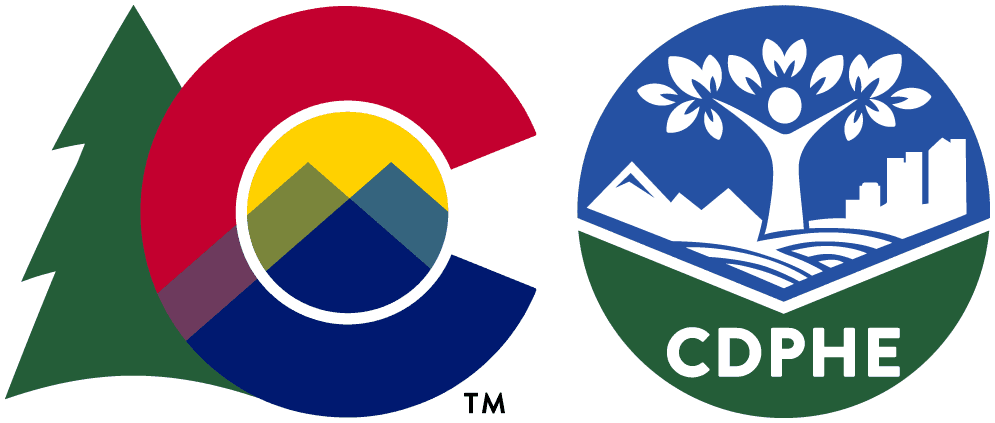 Colorado Department of Public Health and Environment logo